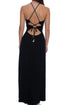 Luli Fama Inner Circle Halter Ring Long Dress